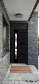 Außentür mit Zustellbett dicker Schaumstoff 120