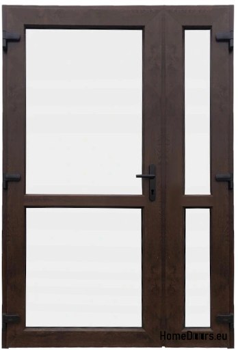 AUSSENTÜREN PVC NUSSBAUM 160x210 DOPPELFLÜGELIG AUSSENTÜREN PVC NUSSBAUM 160x210 DOPPELFLÜGELIG
