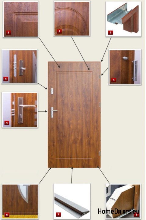WARMSCHAUM-AUSSENTÜR T02 55 mm 90 WARMSCHAUM-AUSSENTÜR T02 55 mm 90