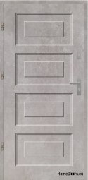 WARME AUSSENTÜR T34 72 mm Polystyrol 100