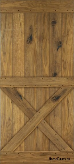 DRZWI PRZESUWNE MODERN RUSTIC X DĄB BRONZE 80