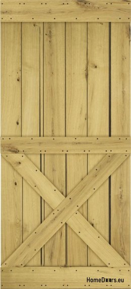 DRZWI PRZESUWNE MODERN RUSTIC X DĄB CRACK 80