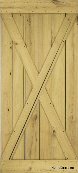 DRZWI PRZESUWNE MODERN RUSTIC XI DĄB CRACK 90