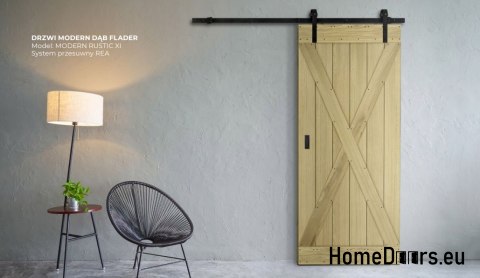 DRZWI PRZESUWNE MODERN RUSTIC XI DĄB FLADER 80 DRZWI PRZESUWNE MODERN RUSTIC XI DĄB FLADER 80