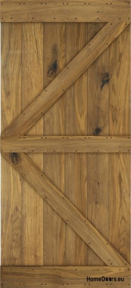 DRZWI PRZESUWNE MODERN RUSTIC K DĄB BRONZE 90