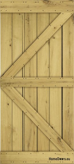 DRZWI PRZESUWNE MODERN RUSTIC K DĄB CRACK 80