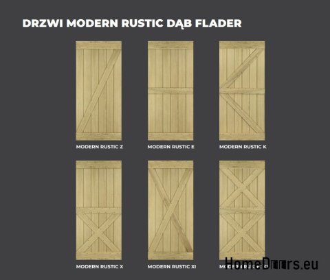 DRZWI PRZESUWNE MODERN RUSTIC K DĄB FLADER 90 DRZWI PRZESUWNE MODERN RUSTIC K DĄB FLADER 90