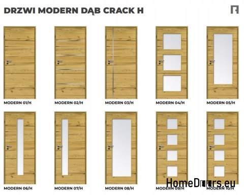 DRZWI WEWNĘTRZNE MODERN 08H DĄB CRACK 90 DRZWI WEWNĘTRZNE MODERN 08H DĄB CRACK 90