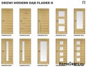 DRZWI WEWNĘTRZNE MODERN 09H DĄB FLADER 70