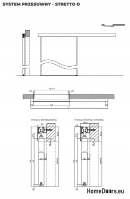 RADEX SYSTEM PRZESUWNY - STRETTO D