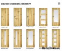 DRZWI WEWNĘTRZNE MODERN 08V JESION SĘKATY 80
