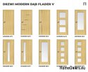DRZWI WEWNĘTRZNE MODERN 10V DĄB FLADER 90