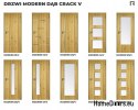 DRZWI WEWNĘTRZNE MODERN 03V DĄB CRACK 70