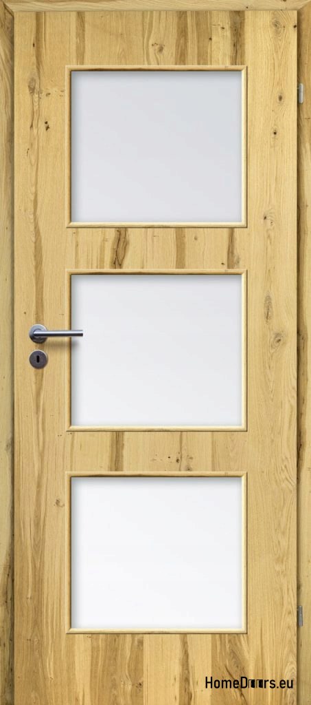 DRZWI WEWNĘTRZNE MODERN 04V DĄB BELKOWY 90 cm