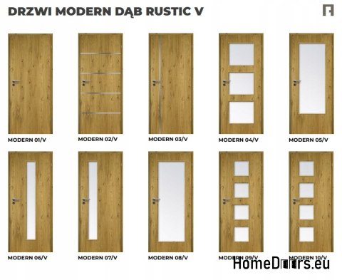 DRZWI WEWNĘTRZNE MODERN 06V DĄB RUSTIC 60 DRZWI WEWNĘTRZNE MODERN 06V DĄB RUSTIC 60