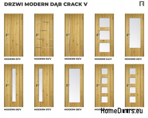 DRZWI WEWNĘTRZNE MODERN 01V DĄB CRACK 90 DRZWI WEWNĘTRZNE MODERN 01V DĄB CRACK 90