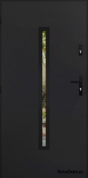 Türspiegel W-12 SCHWARZ 70/80/90/100