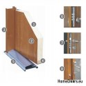 Türspiegel W-5 SCHWARZ 70/80/90/100