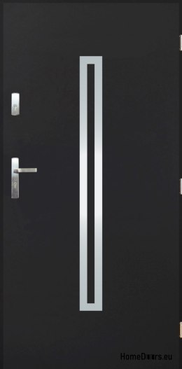 Massive Außentür A-12 INOX 70/80/90/100