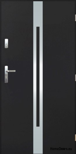 Massive Außentür A-13 INOX 70/80/90/100