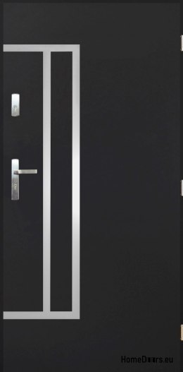 Massive Außentüren A-8 INOX 70/80/90/100
