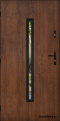 Türspiegel W-12 SCHWARZ 70/80/90/100