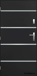 Massive Außentür A-1 INOX 70/80/90/100