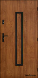 Massive Außentür A-10 SCHWARZ 70/80/90/100