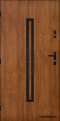Massive Außentür A-12 SCHWARZ 70/80/90/100