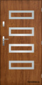 Massive Außentür A-6 INOX 70/80/90/100