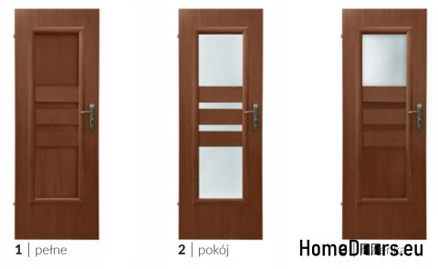 Innenverglaste Raumtür EMOR Badezimmer 70