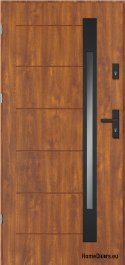 Nordland BLACK THICK warme Außentür 1,2Wm2k 70mm, STANDARD, 90 L