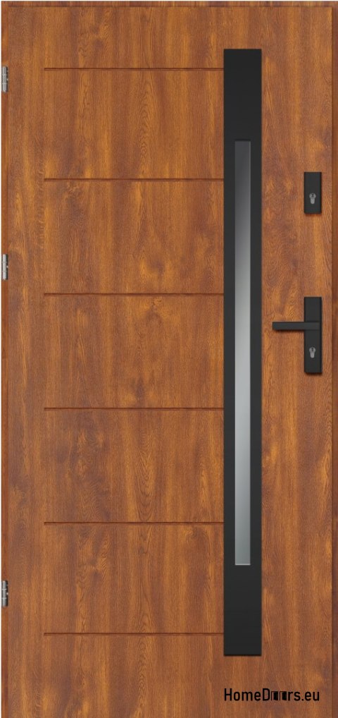 Nordland BLACK THICK warme Außentür 1,2Wm2k 70mm, STANDARD, 90 L Nordland BLACK THICK warme Außentür 1,2Wm2k 70mm, STANDARD, 90 L