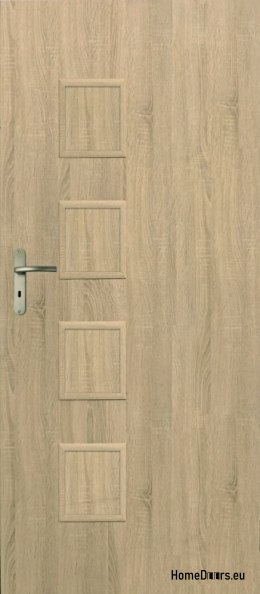 Drzwi Wewnętrzne Pokojowe Pełne LAWA 80 Kolor Sonoma