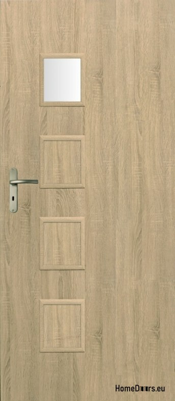 Drzwi Wewnętrzne Pokojowe Przeszklone LAWA WC 90 Kolor Sonoma Drzwi Wewnętrzne Pokojowe Przeszklone LAWA WC 90 Kolor Sonoma