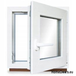 PVC-FENSTER RU RECHTS 800x1000 / 80x100 WEISS, SOFORT LIEFERBAR
