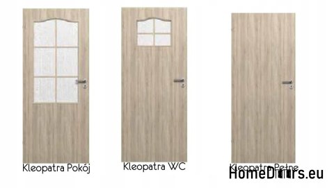 Drzwi Wewnętrzne Płycinowe Kleopatra WC 60 Lakierowane Kolory Drzwi Wewnętrzne Płycinowe Kleopatra WC 60 Lakierowane Kolory