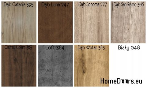 Rahmentür für den Innenbereich Sonata voll 80 FRESH Farben