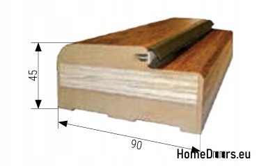 OŚCIEŻNICA STAŁA MDF WZMOCNIONA 90x45 GRUPA PVC OŚCIEŻNICA STAŁA MDF WZMOCNIONA 90x45 GRUPA PVC