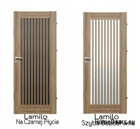 Drzwi Wewnętrzne Ramowe Lamilo na Czarnej Płycie 90 FRESH Kolory Drzwi Wewnętrzne Ramowe Lamilo na Czarnej Płycie 90 FRESH Kolory