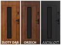Außentür PANTOR LEO 01 links 90 anthrazit stark 72mm warm