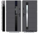 Warme Außentür THERMO GLASS 4er Pack 4 Verglasung 70mm, STANDARD, 90 L