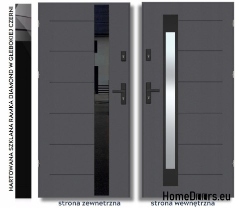 Warme Außentüren THERMO GLASS 4-Scheiben-Paket 70mm, STANDARD, 90 L Warme Außentüren THERMO GLASS 4-Scheiben-Paket 70mm, STANDARD, 90 L