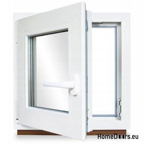 PVC-FENSTER RU RECHTS 500x800 / 50x80 WEISS PVC-FENSTER RU RECHTS 500x800 / 50x80 WEISS