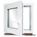 PVC FENSTER RU RECHTS 600x900 / 60x90 WEISS