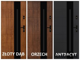 PANTOR ALPINE-PASIVE 03 Außentür Links 90 Golden Oak Dick72mm Warm