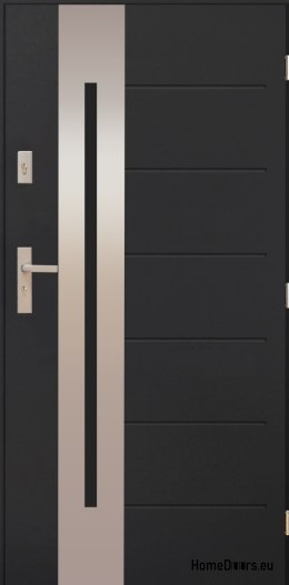 Außentür PANTOR ALPINE-PASIVE 04 Rechts 90 Anthrazit Dick72mm Warm
