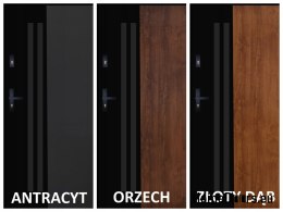 Außentür PANTOR BERGEN 01 Rechts 90 Golden Oak Thick 72mm Warm
