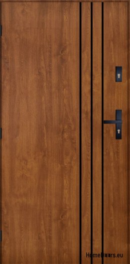Außentür PANTOR HURON Links 80 Golden Oak Dick 72mm Warm