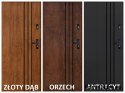 Außentür PANTOR HURON Links 80 Golden Oak Dick 72mm Warm
